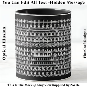 Mug Café Accro Message Caché Drôle Nouveauté 111W