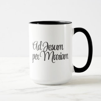 Mug Café Ad Jesum per Mariam (Vers Jésus par Marie)