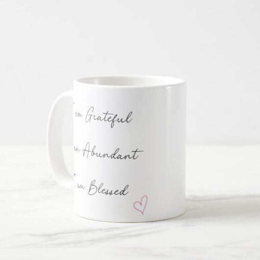 Mug café Affirmation Positive (Devant gauche)