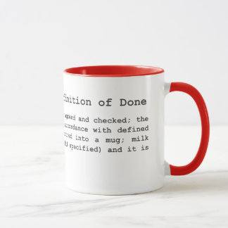 Mug Café agile - définition de fait