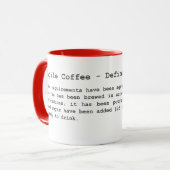 Mug Café agile - définition de fait (Devant gauche)