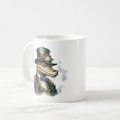 Mug café Alligator Steampunk (Devant gauche)