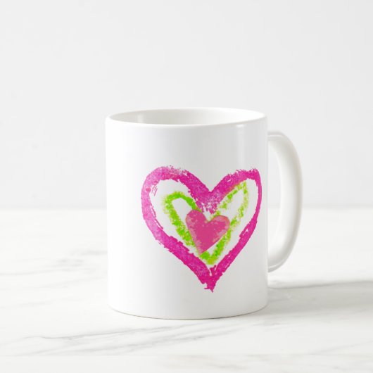 Mug café amoureuse (Devant droit)