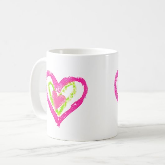 Mug café amoureuse (Devant gauche)