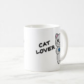 Mug café AMOUREUX DES CHATS (Devant droit)