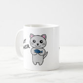 Mug café AMOUREUX DES CHATS (Devant gauche)