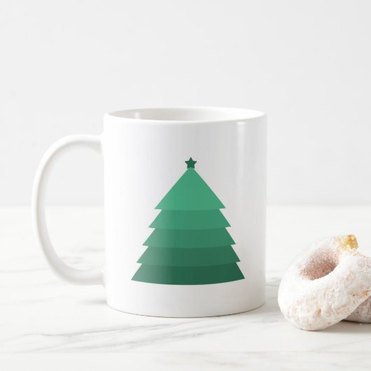 Mug café Arbre de Noël (Avec donut)