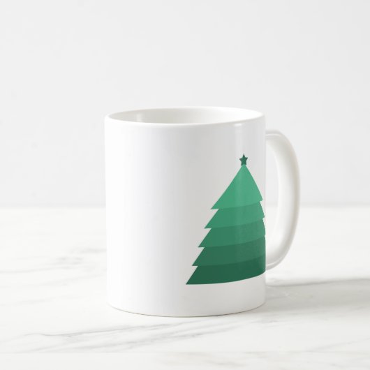 Mug café Arbre de Noël (Devant droit)