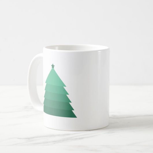 Mug café Arbre de Noël (Devant gauche)