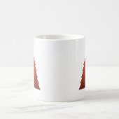 Mug café Arbre de Noël Rouge (Centre)