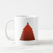 Mug café Arbre de Noël Rouge (Gauche)