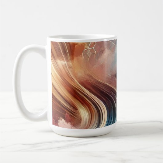 Mug café art Abstrait (Gauche)