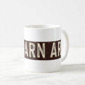 Mug café Art Barn Rouge (Devant droit)