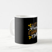 Mug Café Art C'est toujours le café (Devant gauche)