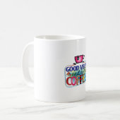 Mug Café Art Good Vibes Et Café Chaud (Devant gauche)