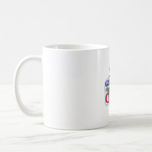 Mug Café Art Good Vibes Et Café Chaud (Gauche)