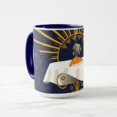 Mug Café au Lait Deco Parisian Bistro Personalized (Devant gauche)