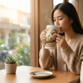 Mug Café au Lait Mama Bird