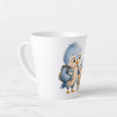Mug Café au Lait Petits Oiseaux Mignons Frères et (Angle gauche)