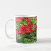 Mug café aux fleurs rouges (Gauche)