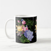 Mug café aux fleurs vintages (Gauche)