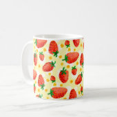Mug Café aux fraises mignonne (Devant gauche)