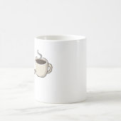 Mug Café avant citation drôle de café drôle (Centre)