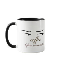 Mug Café avant conversation.