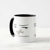Mug Café avant conversation. (Devant gauche)