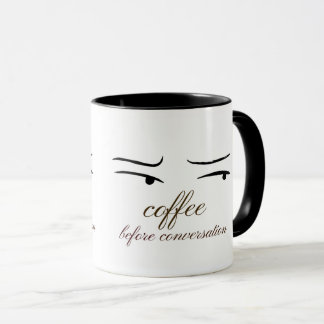Mug Café avant conversation.