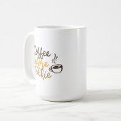 Mug Café avant de parler (Devant gauche)