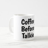 Mug café avant la discussion (Devant gauche)