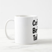 Mug café avant la discussion (Gauche)
