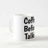 Mug café avant la discussion (Devant gauche)