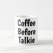 Mug café avant la discussion (Centre)