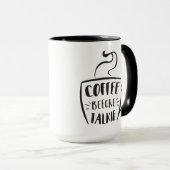 Mug Café avant parlons (Devant droit)
