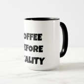Mug Café avant réalité (Devant droit)
