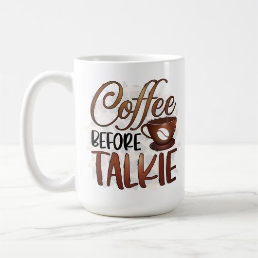 Mug Café avant Talkie (Gauche)
