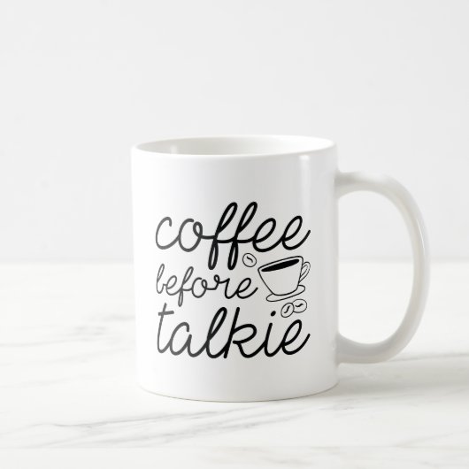 Mug Café avant Talkie (Droite)