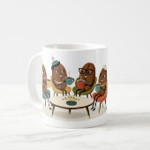 Mug Café avec amis (Devant gauche)