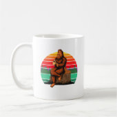 Mug Café avec Bigfoot Sasquatch Cadeau Drôle (Gauche)