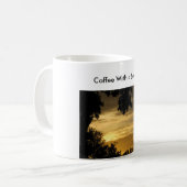 Mug Café Avec Coucher De Soleil (Devant gauche)