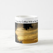 Mug Café Avec Coucher De Soleil (Centre)