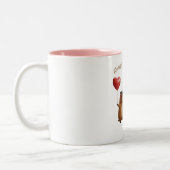 Mug Café avec Couple de Capybaras Mignons pour la (Gauche)