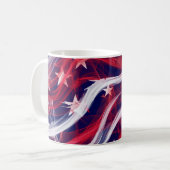 Mug Café avec design patriotique (Devant gauche)