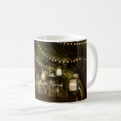 Mug Café avec Guirlandes Lumineuses de Grange Rust (Devant droit)
