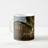 Mug Café avec Guirlandes Lumineuses de Grange Rust (Devant gauche)