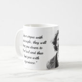 Mug café avec Mark Twain Citation (Devant gauche)