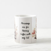 Mug Café avec mon chat (Centre)