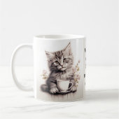 Mug Café avec mon chat (Gauche)